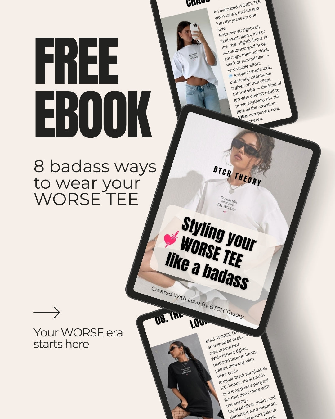 WORSE TEE BLACK