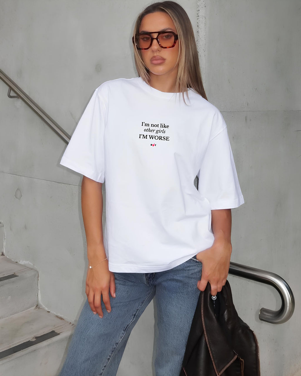 WORSE TEE WHITE